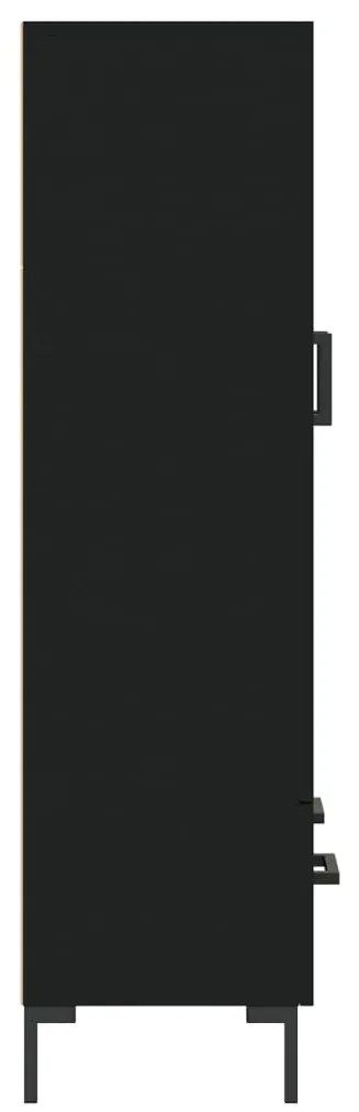 Aparador alto 69,5x31x115 cm derivados de madeira preto