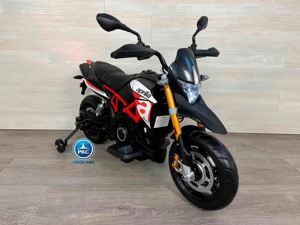 Moto criança eletrica Aprilia Dorsoduro 900 12V Vermelha