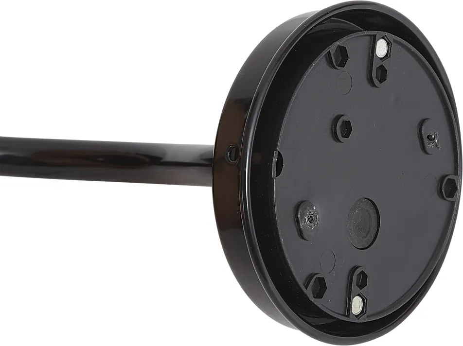 Candeeiro de Parede Exterior Moderno Preto com Cobre IP44 - Munich