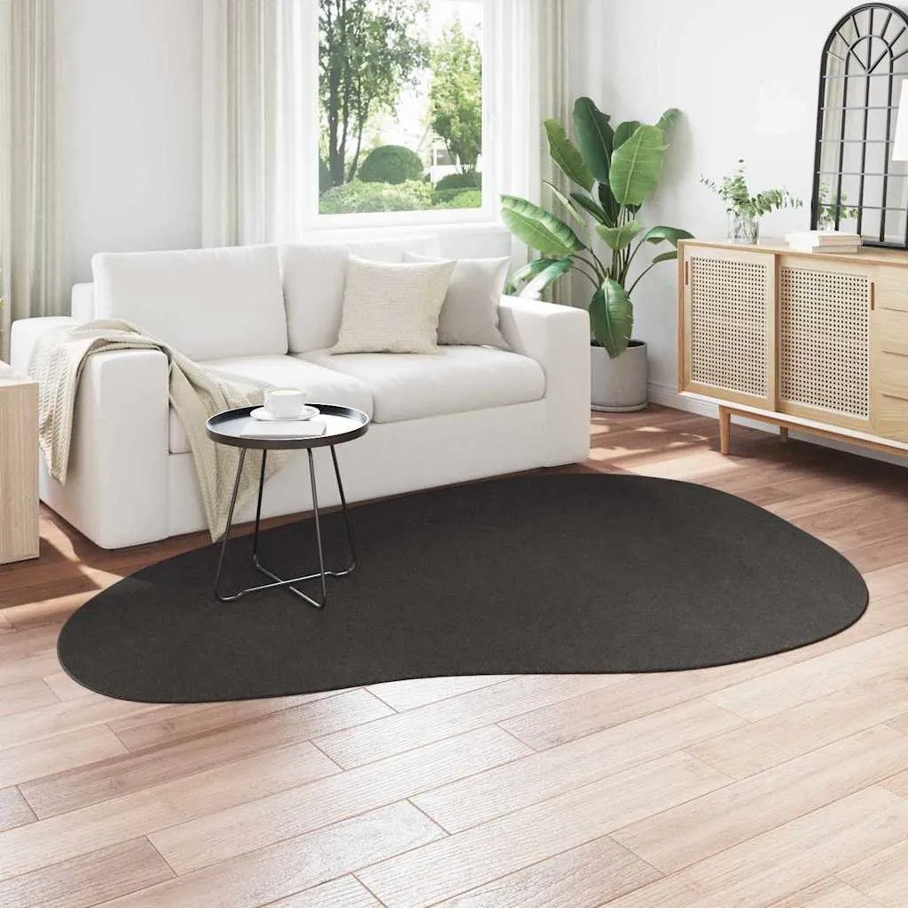 Tapete Cinzento-escuro 160 x 230 cm Polipropileno
