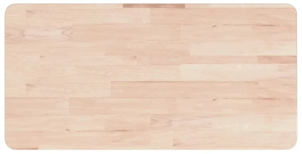 Bancada retangular 100x60x(73-99,5) cm madeira carvalho maciça