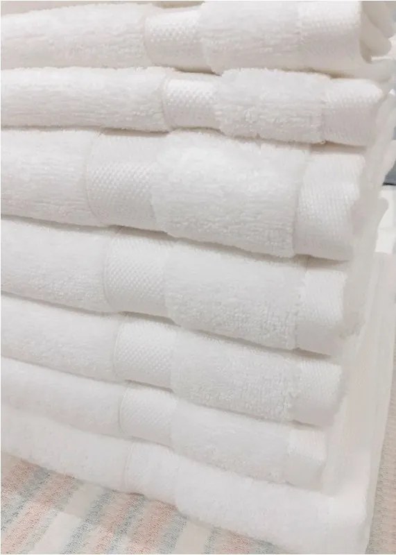 70x140 cm - 550 gr./m2 Toalhas 100% algodão - Toalhas para hotel, spa, estética: Branco 1 Toalha 70x140 cm