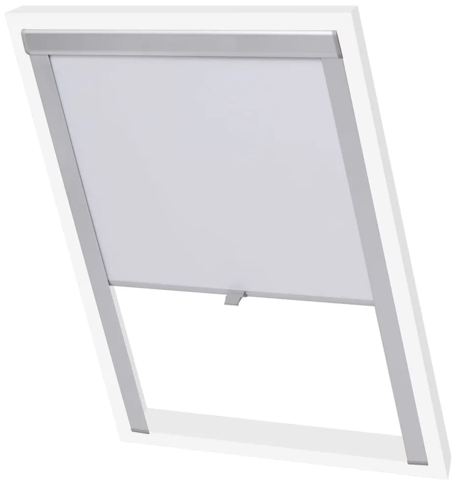131283 vidaXL Persiana rolante opaca, branco M06/306