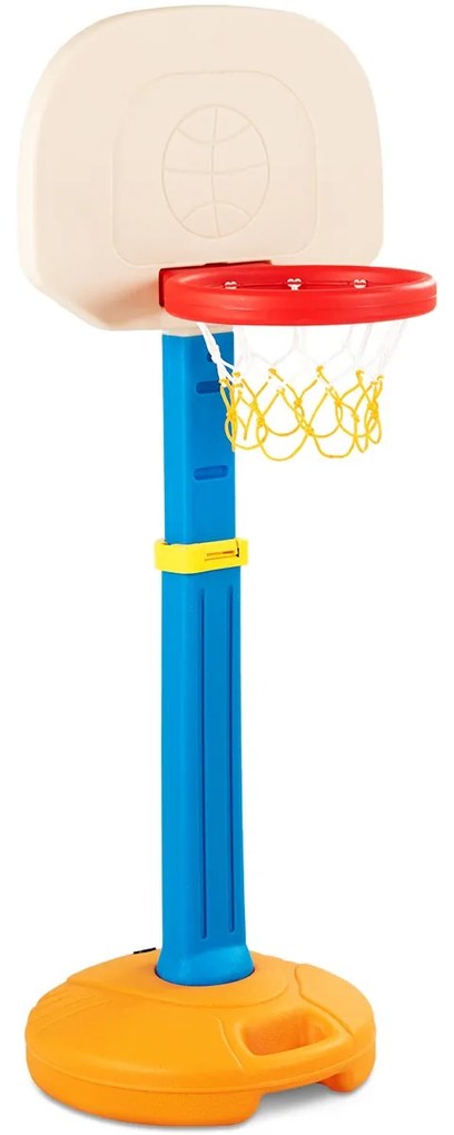 Cesto de basquetebol infantil Altura ajustável de 120 a 160 cm para Interior e Exterior