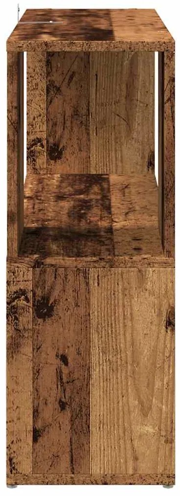 Estante/divisória 80x24x63 cm madeira velha