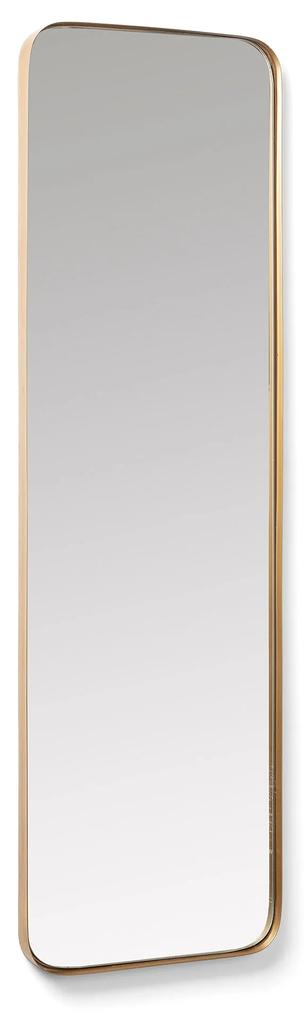 Kave Home - Espelho de parede Marco metal dourado 30 x 100 cm