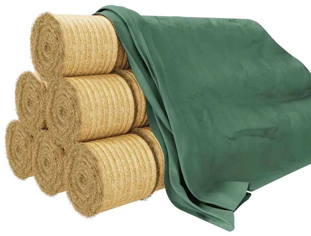 vidaXL Lona de palheiro 9,8x6 m 140 g/m² Polipropileno