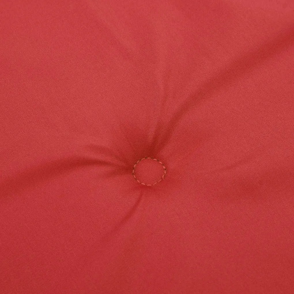 Almofadões p/ cadeira encosto alto 2 pcs tecido oxford vermelho
