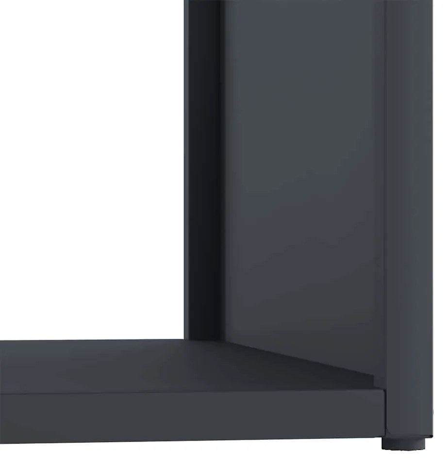 Suporte para lenha 40x40x40 cm aço laminado a frio antracite