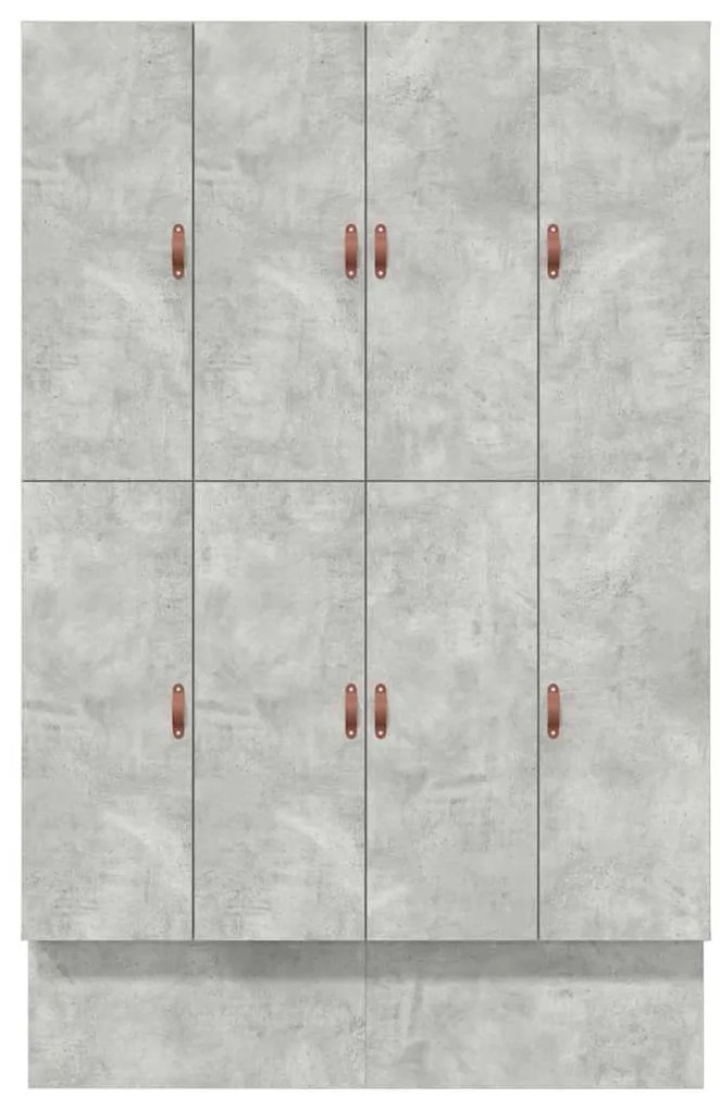 Estrutura de Cama Storage Cinza Concreto 135x190 cm
