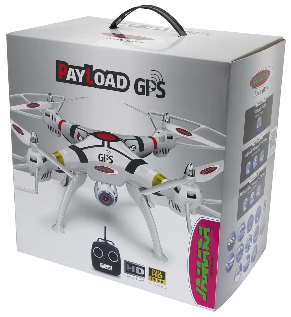 Drone Payload GPS Drone Altitude Full HD FPV Wifi regresso a casa