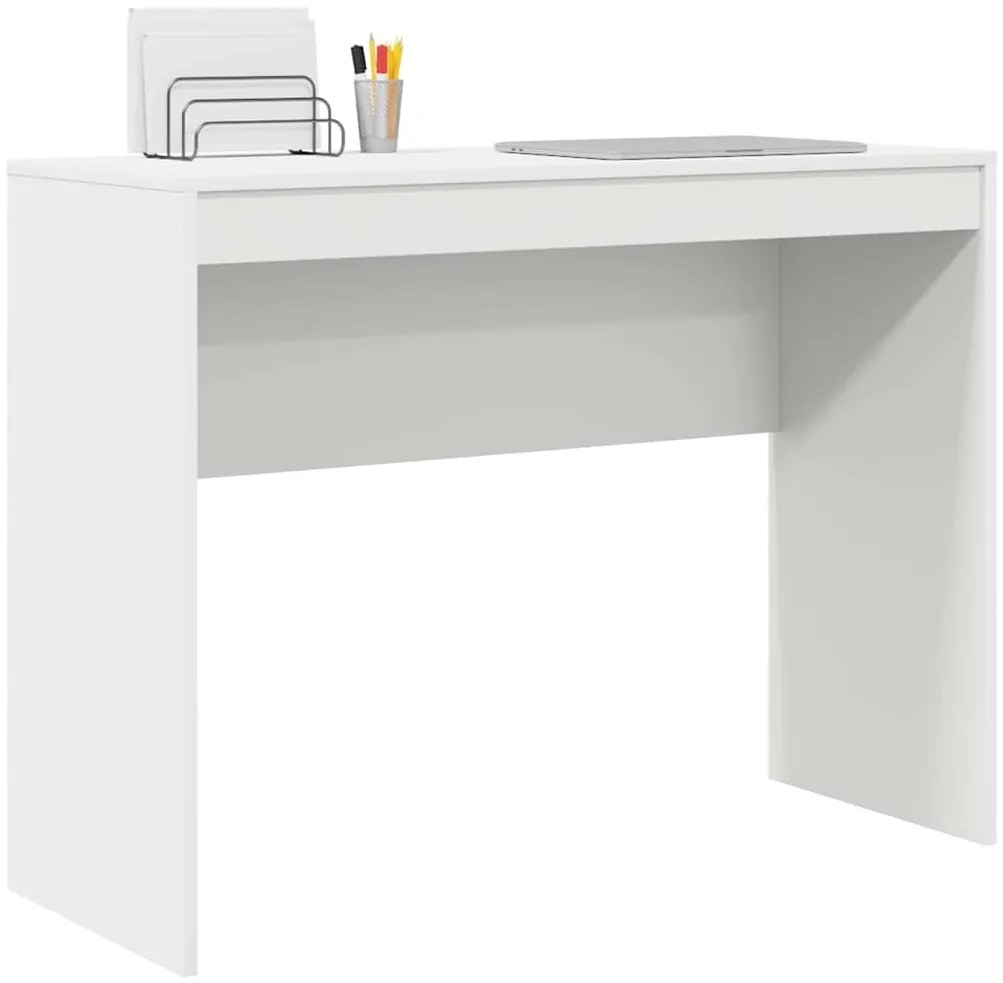Mesa de Escrita Branca Aglomerado de partículas Média Simples