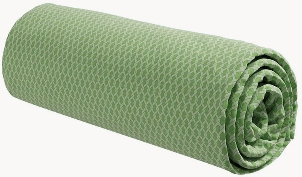 Lençol com elástico em cetim de algodão Garden Miami