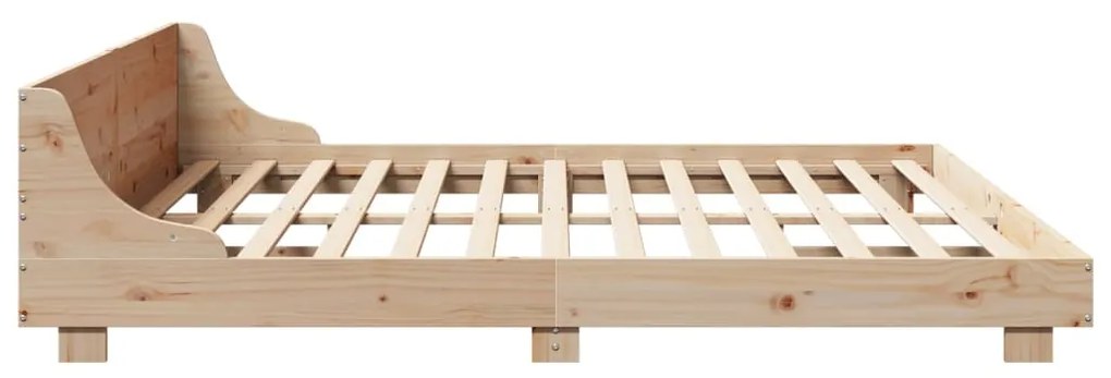 Cama sem colchão 180x200 cm madeira de pinho maciça