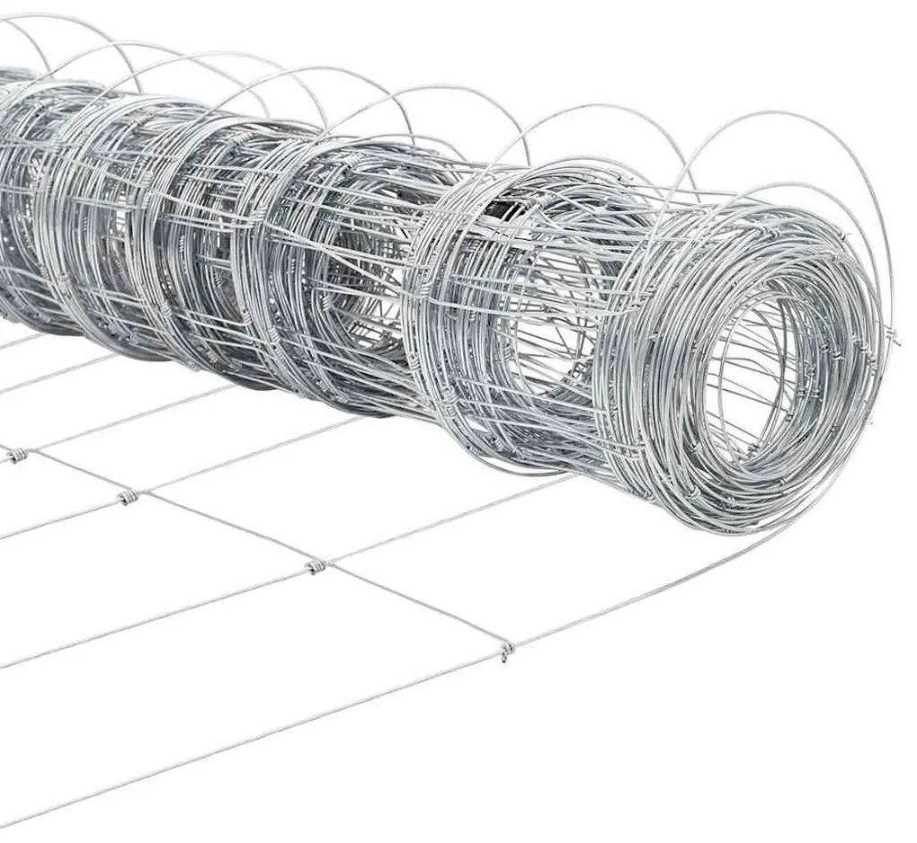 Cerca de Campo 1,2 x 25 m Aço Galvanizado