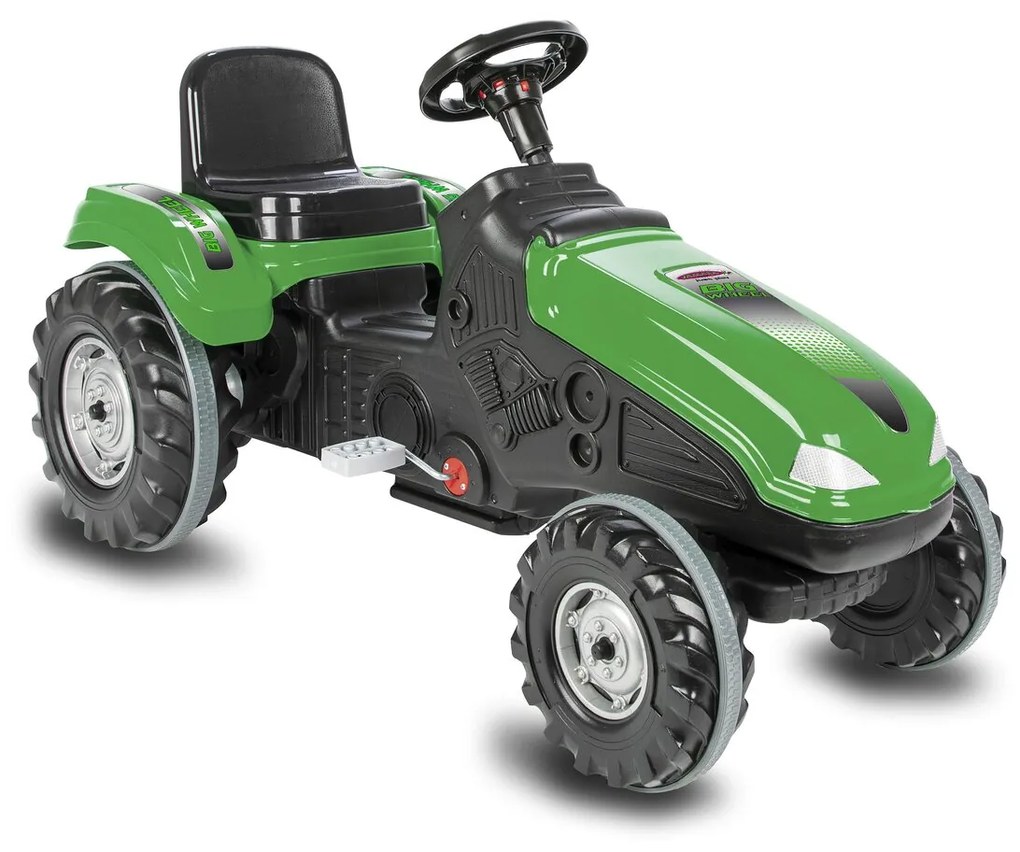 Tractor a pedais para crianças Big Wheel Verde