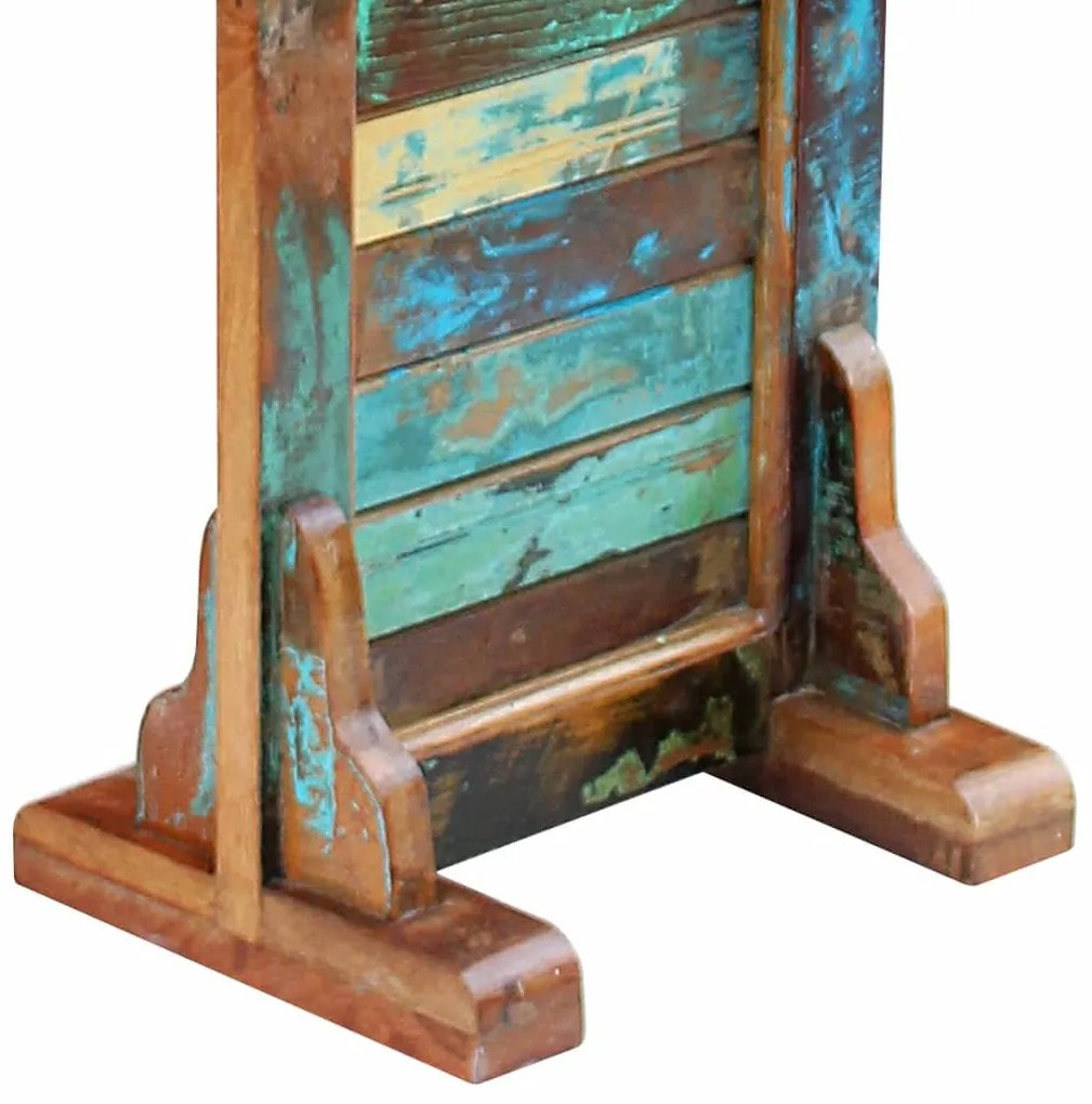Espelho de corredor 47x23x180 cm madeira reciclada maciça
