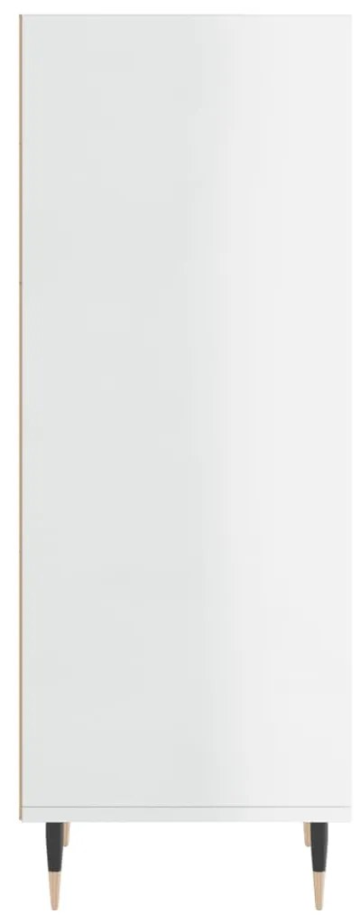 Aparador 34,5x32,5x90 cm derivados de madeira branco brilhante