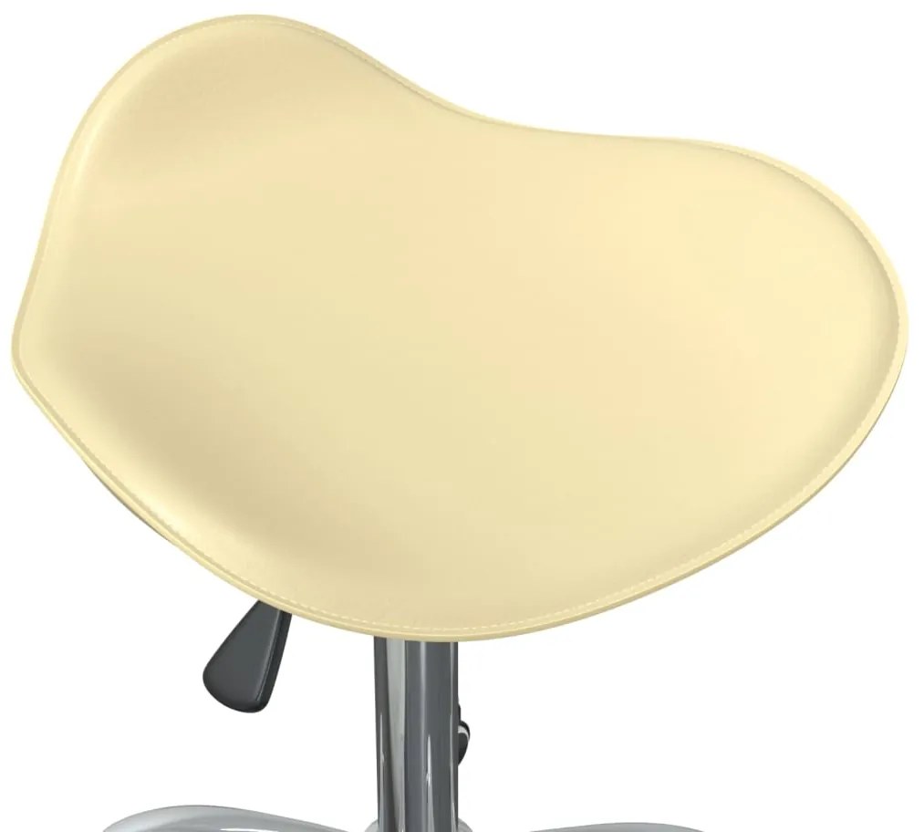 Banco de salão/spa couro artificial cor creme