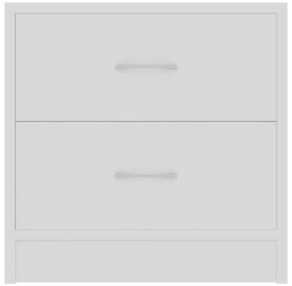 Mesas de cabeceira 2 pcs 40x30x40cm derivados de madeira branco