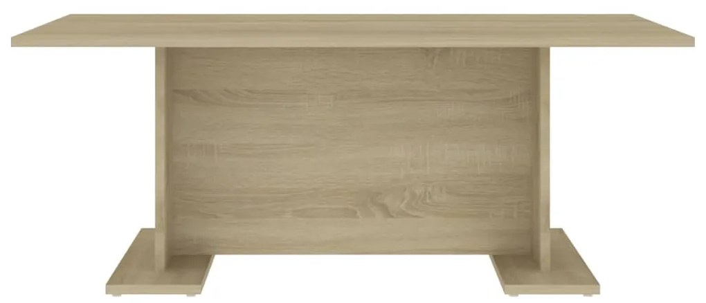 Mesa de centro 103,5x60x40 cm contraplacado carvalho sonoma