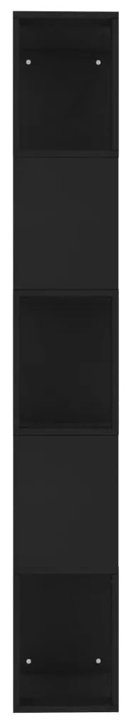 Estante/divisória 45x24x159 cm derivados de madeira preto