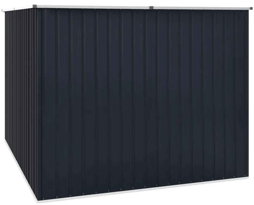 Abrigo de jardim 195x198x159 cm aço galvanizado antracite