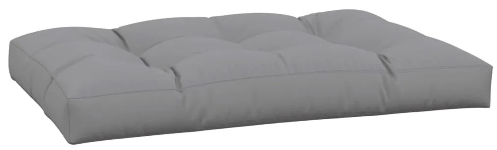 Almofadão para sofá de paletes 120x80x12 cm tecido cinza