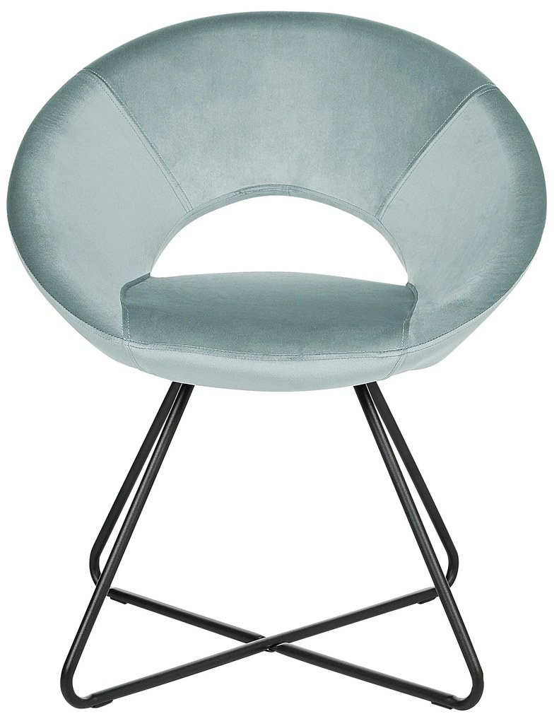 Cadeira em veludo verde menta RACHEL Beliani