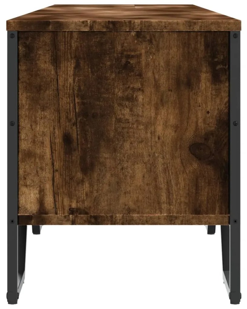 Móvel de TV 180x34x41 cm derivados de madeira carvalho fumado