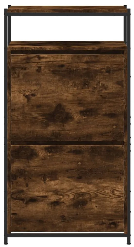 Sapateira 60x34x112 cm derivados de madeira carvalho fumado