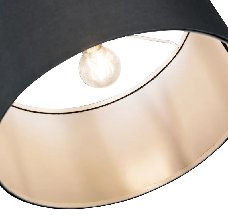 LED Candeeiro de pé moderno em arco preto com WiFi G95 - Vinossa Moderno