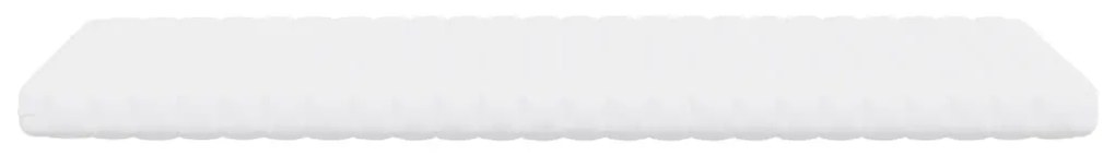 Colchão de espuma 80x220 cm 7 zonas dureza 20 ILD branco