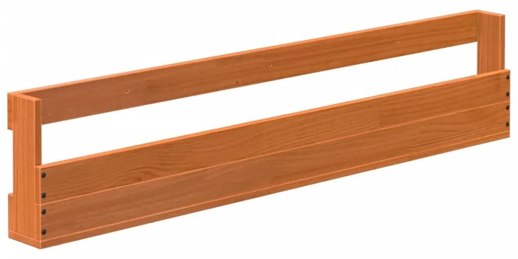 Sapateiras parede 2 pcs 110x8,5x23,5 cm pinho maciço castanho