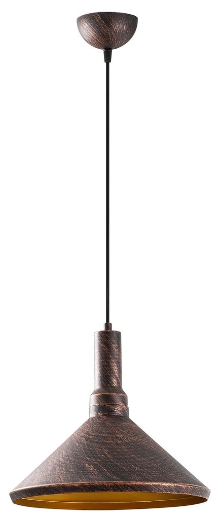 Candeeiro Chandelier Dodo – Cobre – 36 x 36 cm
