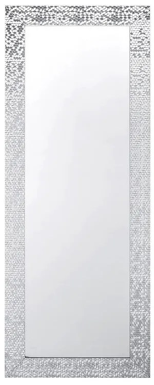 Espelho de parede prateado 50 x 130 cm MARANS Beliani