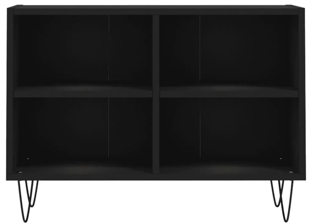 Móvel de TV 69,5x30x50 cm derivados de madeira preto