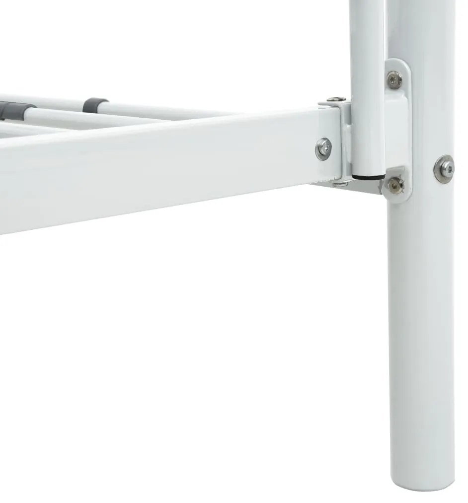 Estrutura de beliche 140x200/90x200 cm metal branco