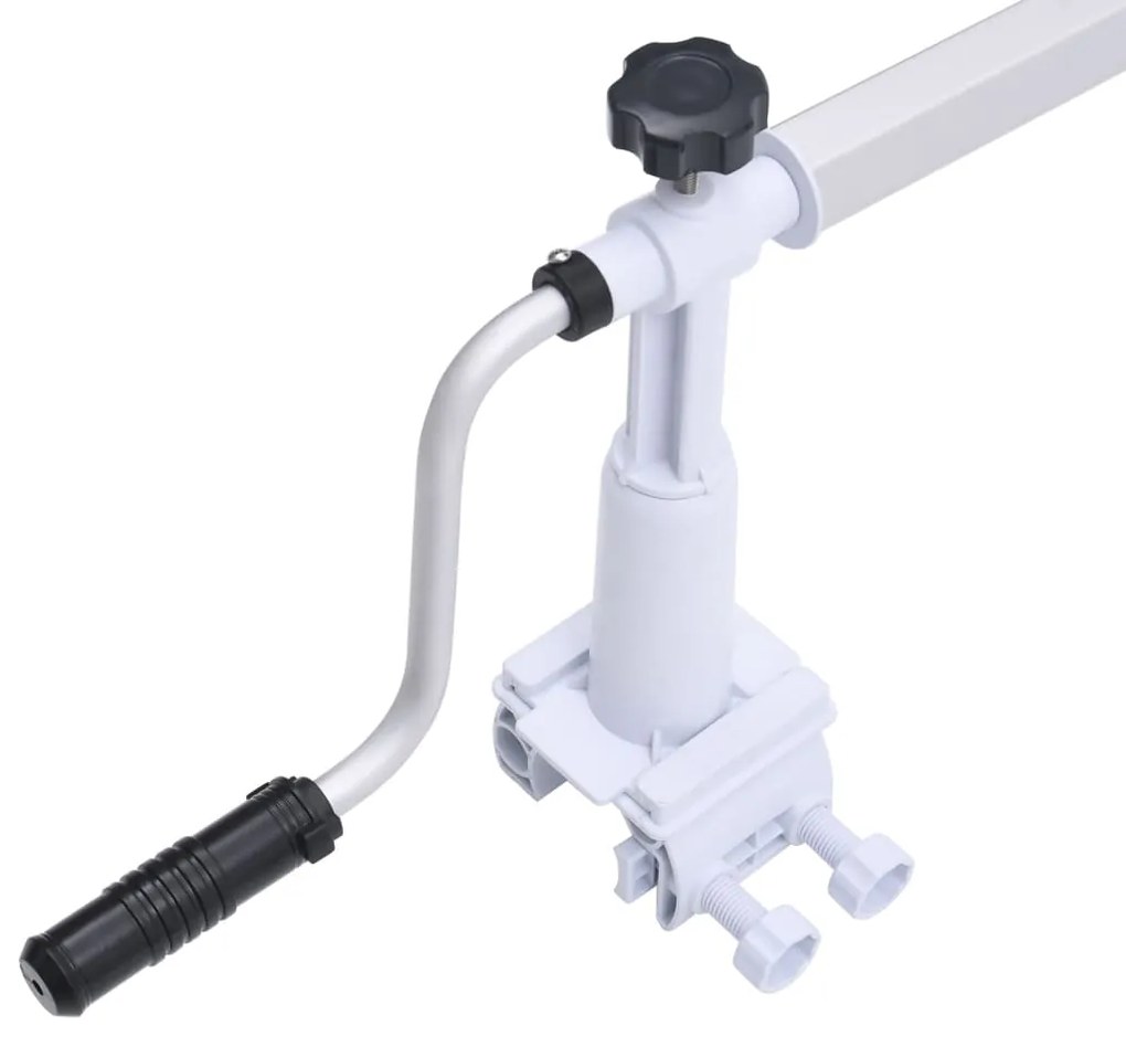 Enrolador para cobertura de piscina com base de plástico