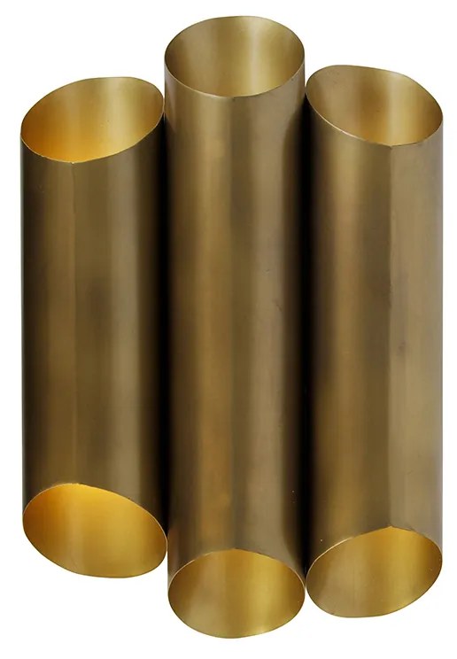 Candeeiro de parede industrial latão 6 luzes - Whistle Industrial