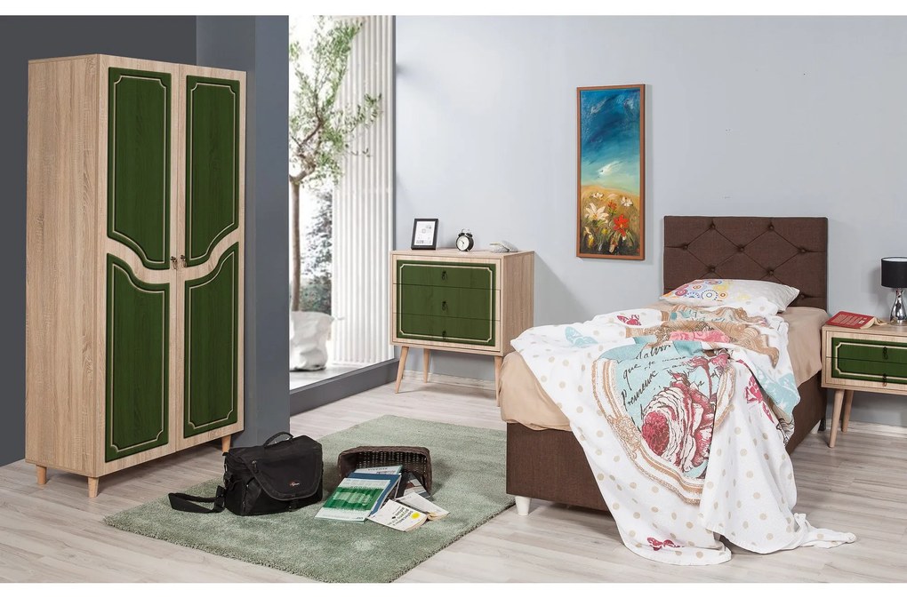 Roupeiro Stil – Carvalho Sonoma – 90 cm x 192 cm x 52 cm