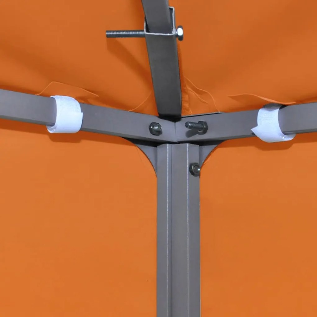 Cobertura de gazebo 310 g/m² 3x3 m laranja