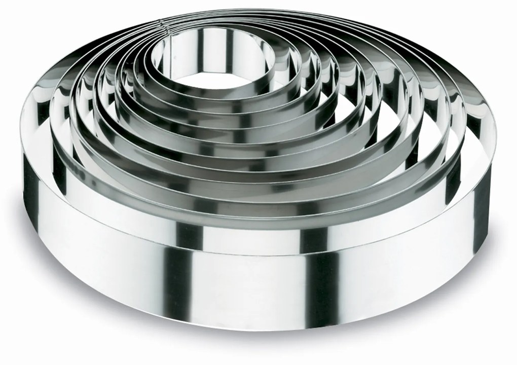 Aro Empratar Inox Redondo 20X4cm