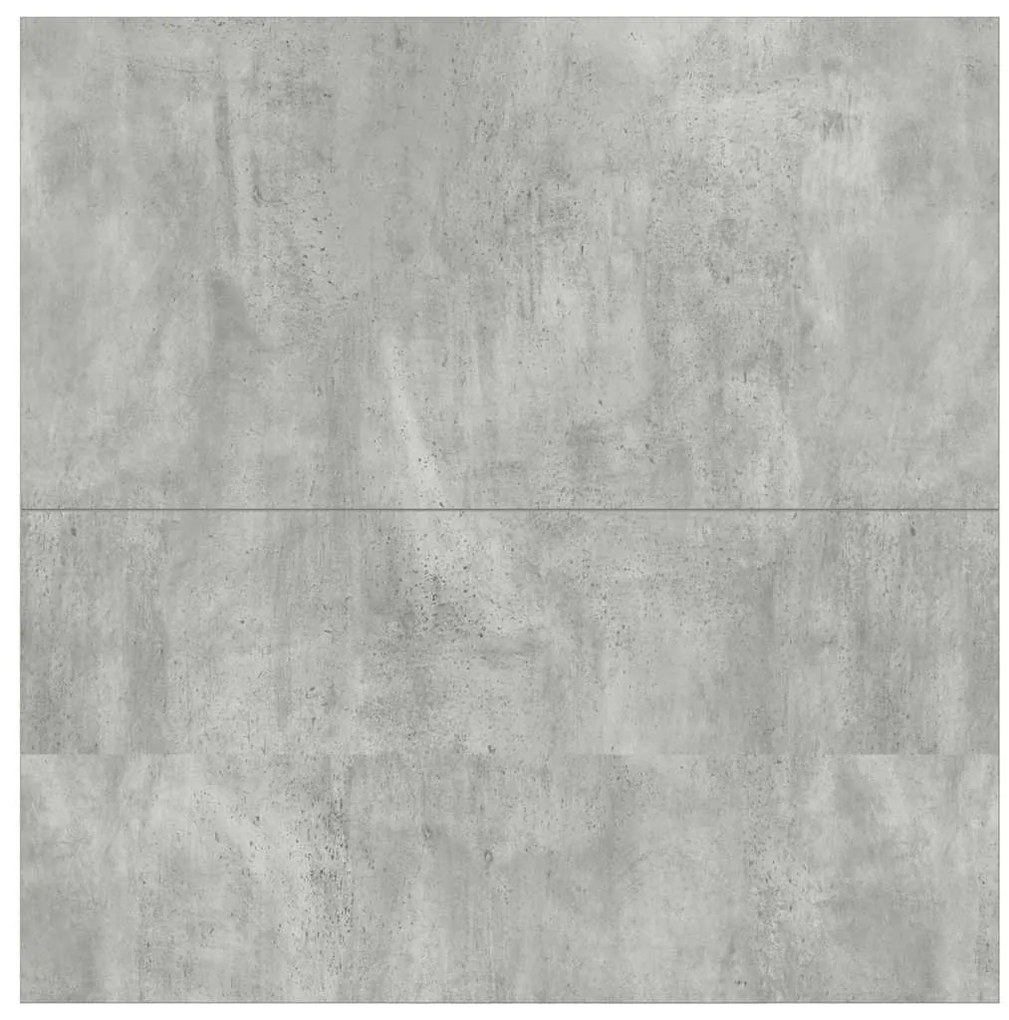 Mesa de centro com gavetas 100x100x40 cm cinzento-cimento