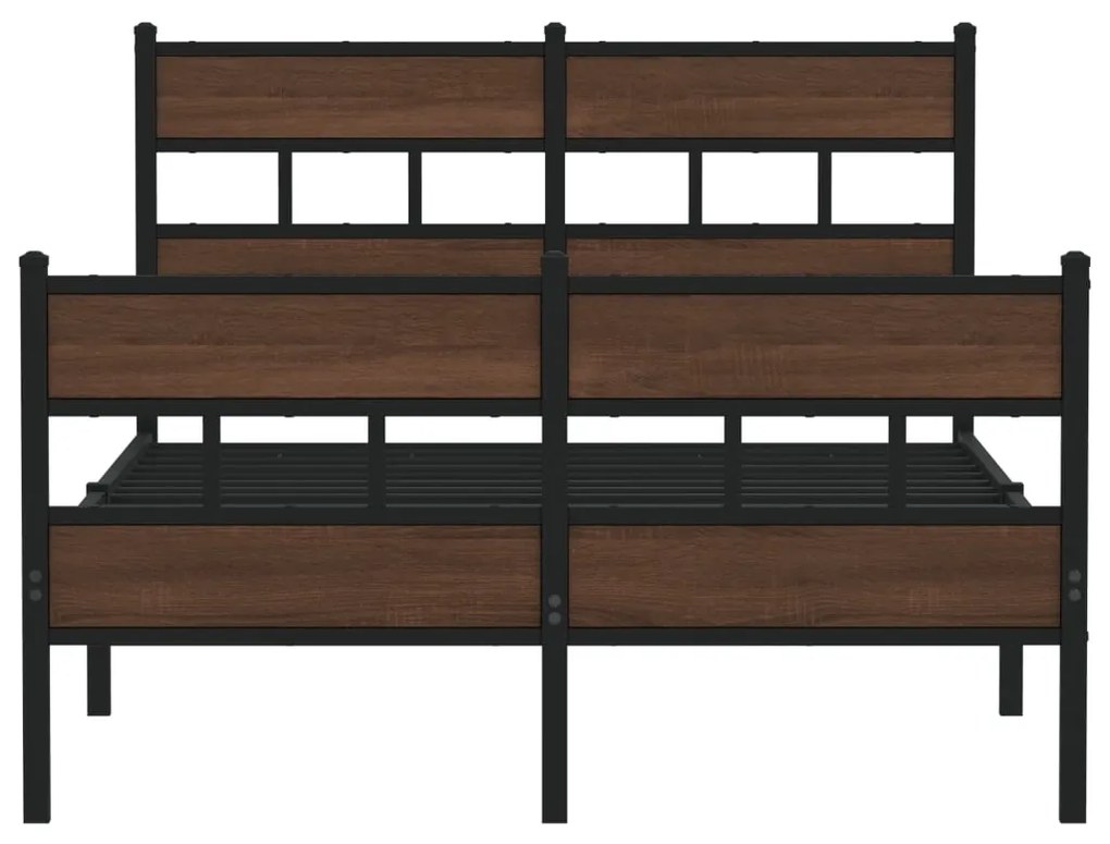 Cama sem colchão com cabeceira e pés 120x190 cm