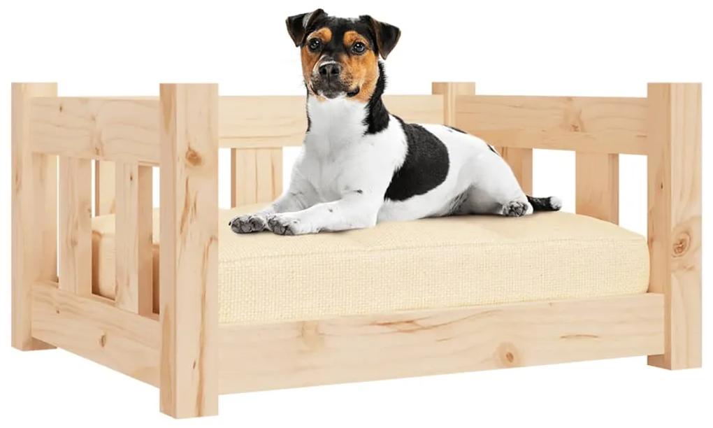 Cama para cães 55,5x45,5x28 cm madeira de pinho maciça