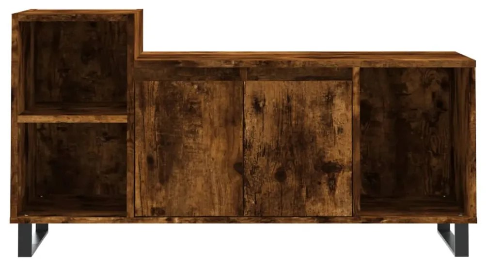 Móvel p/ TV 100x35x55 cm madeira processada carvalho fumado