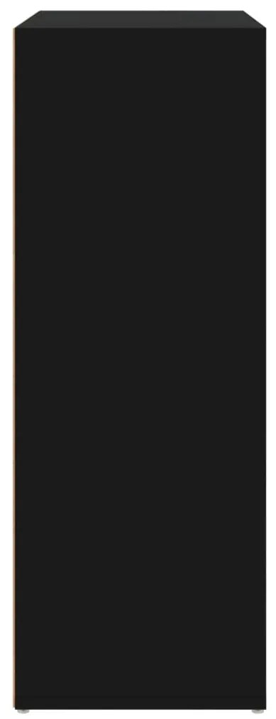 Aparadores 2 pcs 60x31x84 cm derivados de madeira preto
