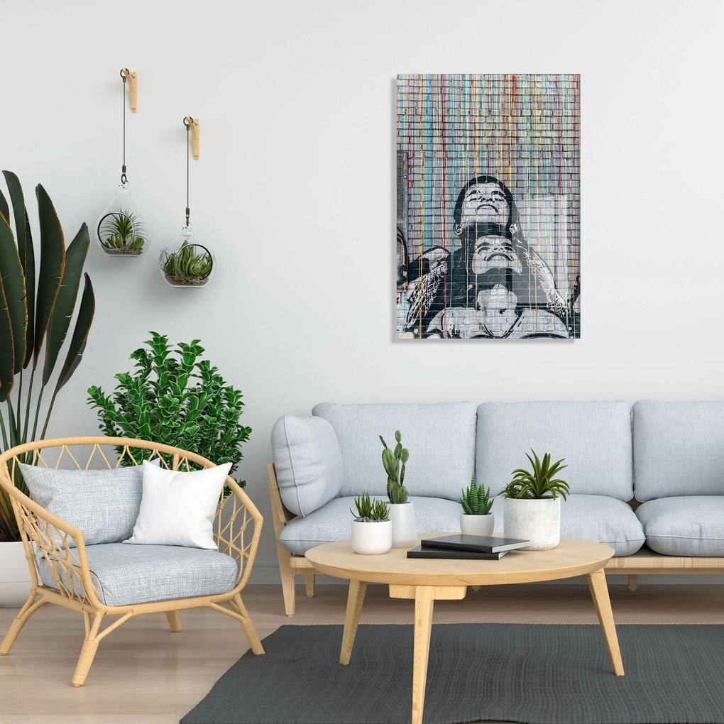 Quadro Decorativo Vidro Temperado UV-024 – Multicolor – 50 x 70 cm