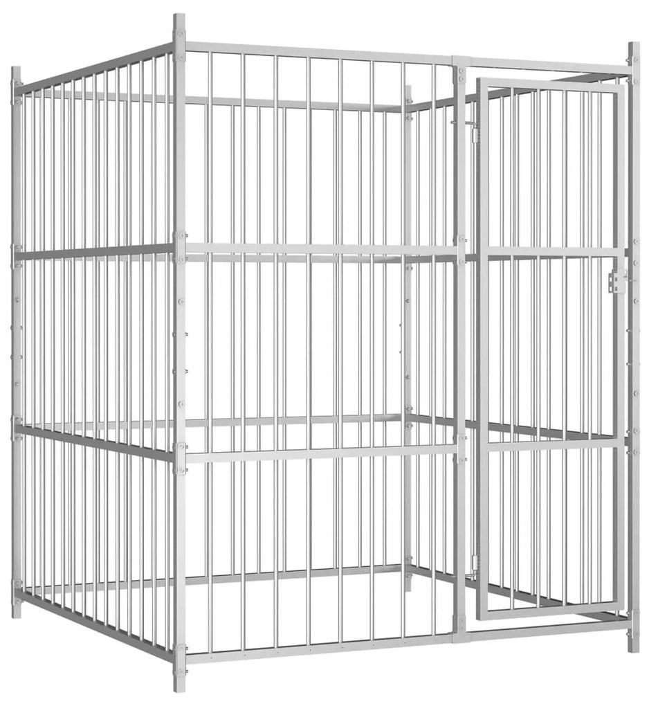 vidaXL Canil de exterior 150x150x185 cm